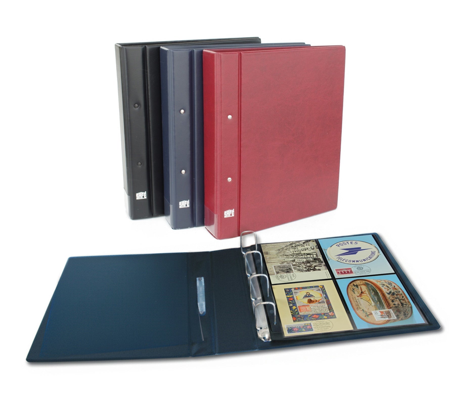 post card binder Custom Postcard 2 Pockets A5 Sleeves, Double Sided It is ideally suited for collectors who wish to archive their postcards in style Vintage Postcards in Binder