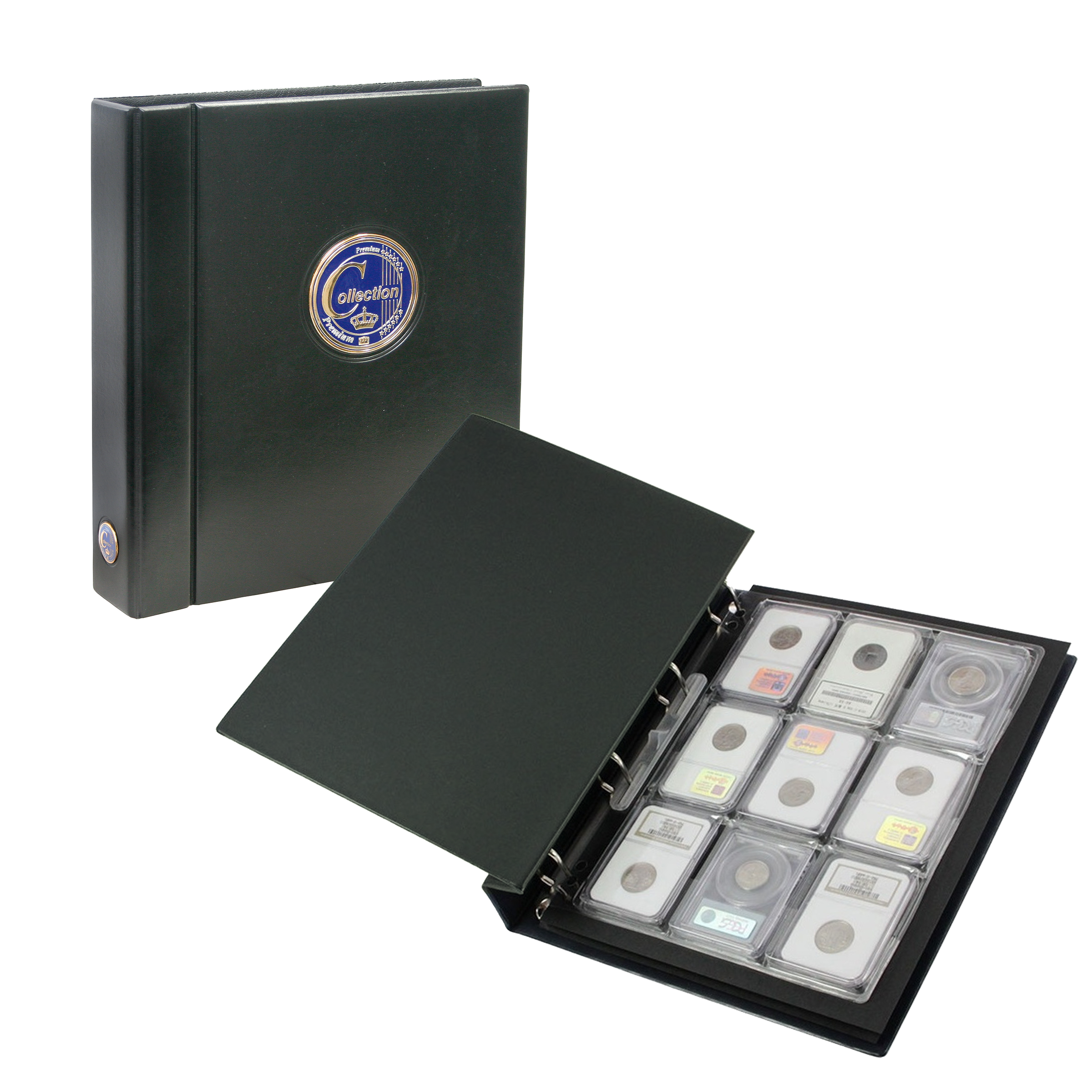 Collecto System - Premium Edition: Graded Coin Slab Collection Album Package