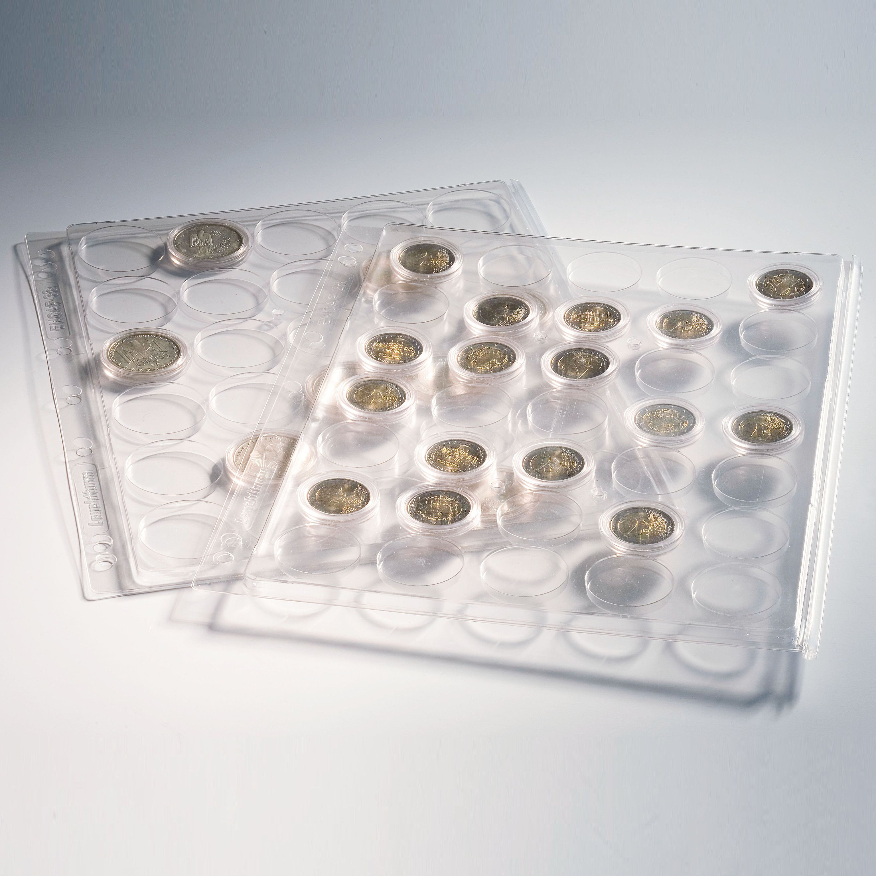 Collecto System: Coin Capsule Transparent Pages (Pack of 2)
