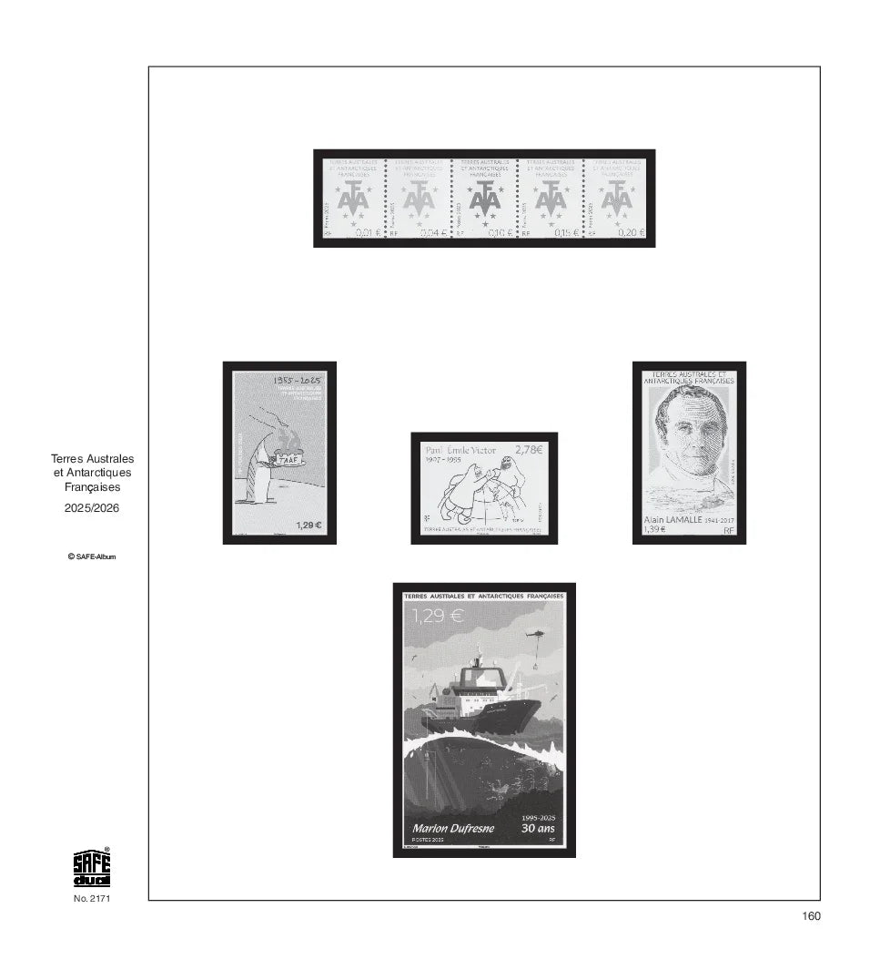 SAFE-Dual Illustrated Country Pages - French Antarctic