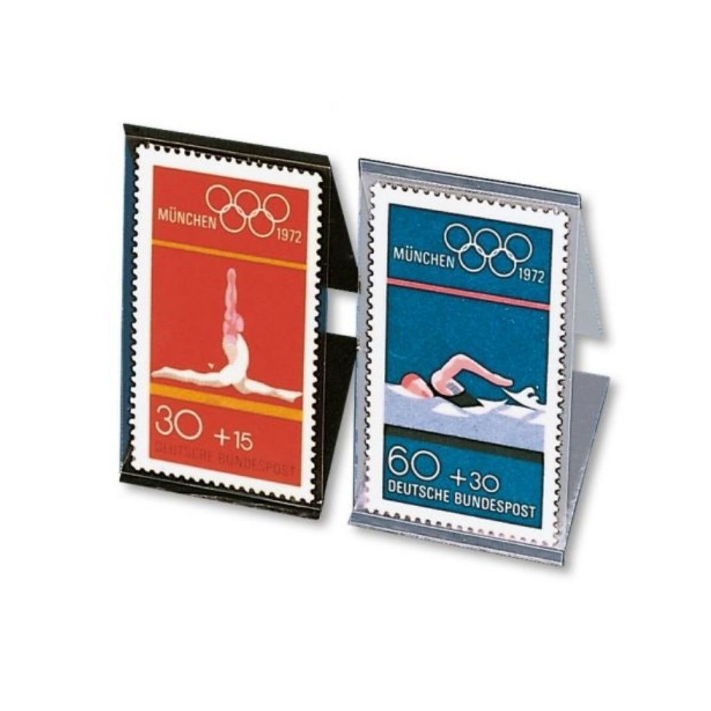 SAFE-tabs: Stamp Mounts by Hawid - Black (21-93mm)