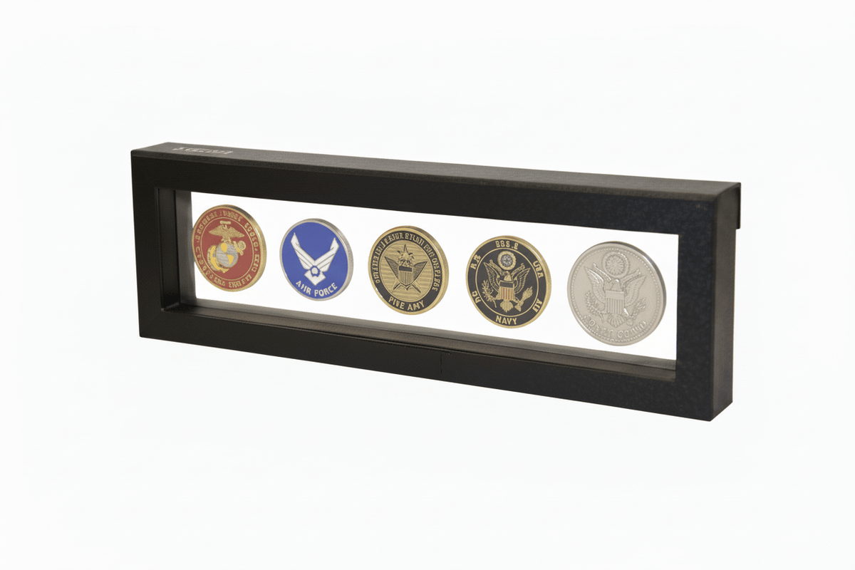 Challenge Coin Display Cases, Stands & Holders