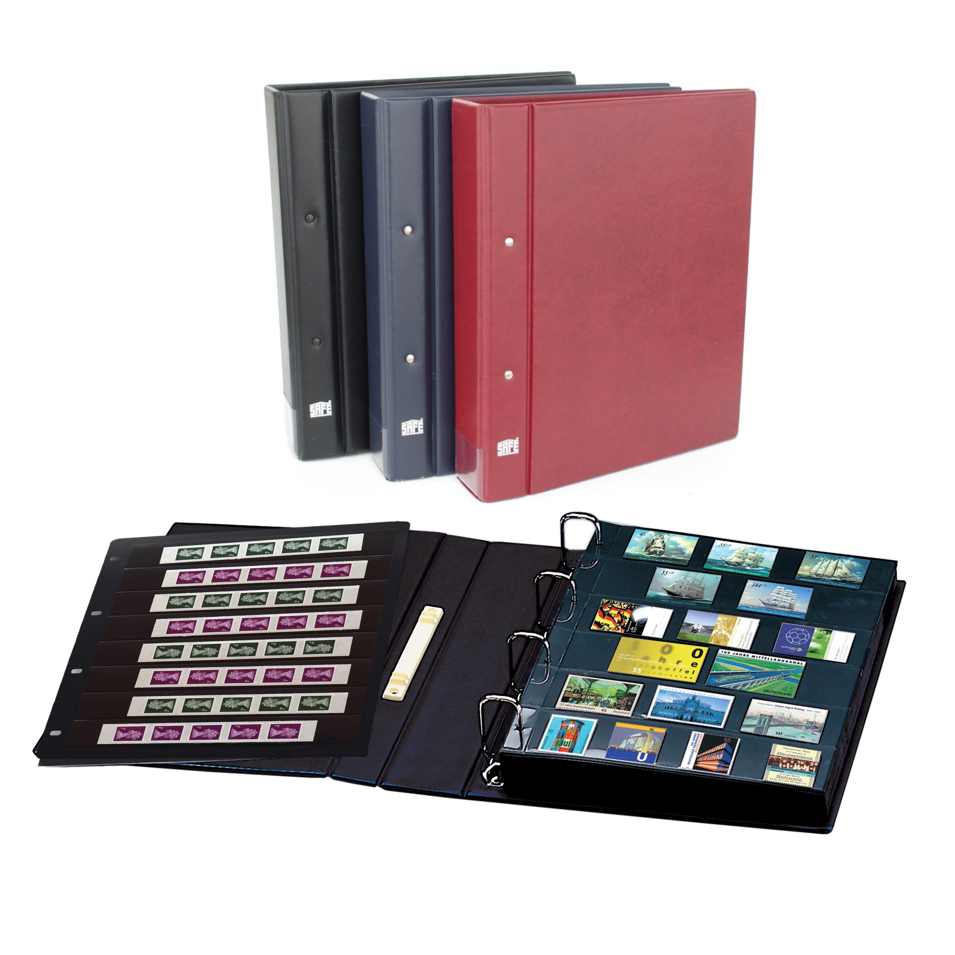 Hingeless Stamp Albums & Packages
