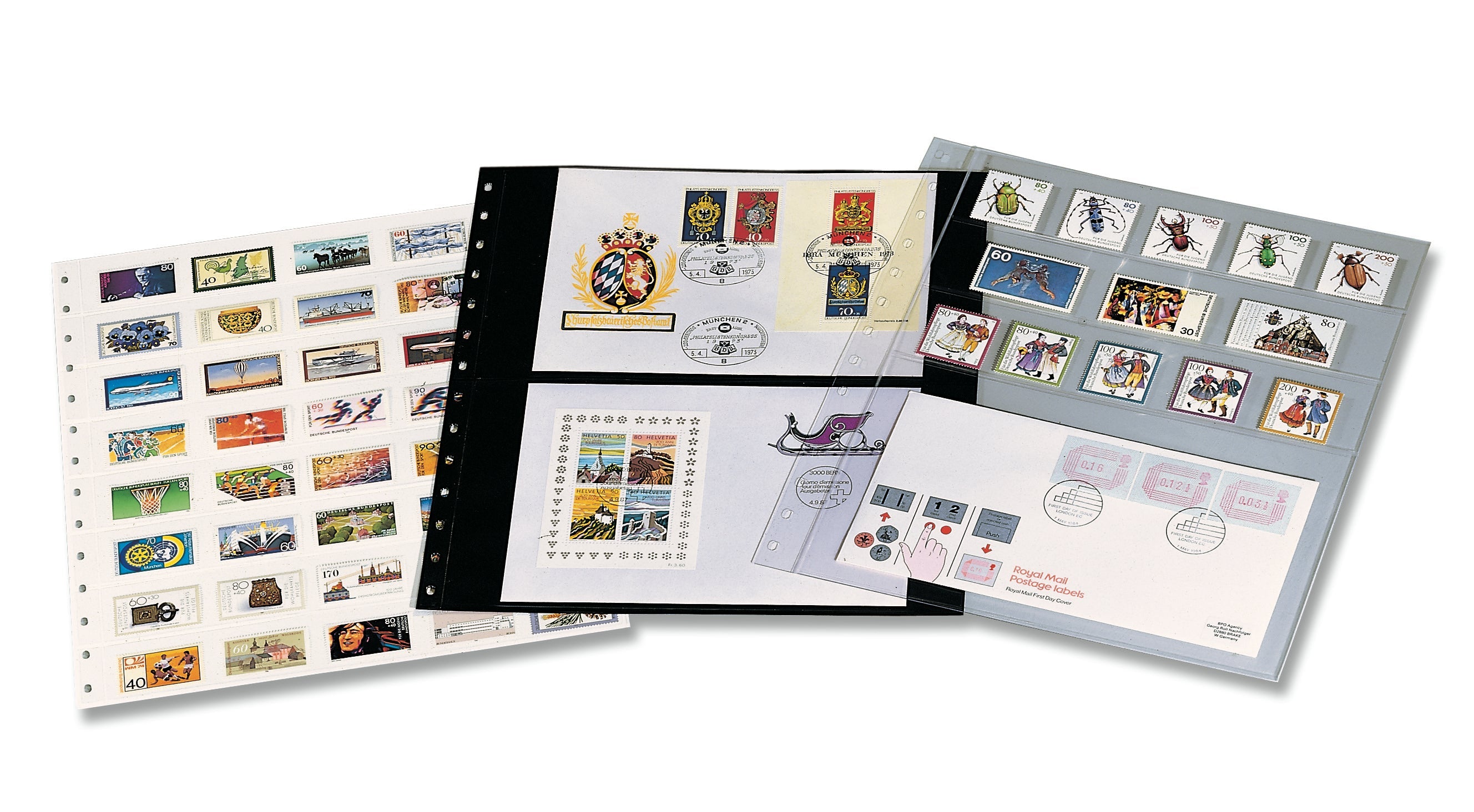Classic 14-Ring Garant Stamp Stock Pages