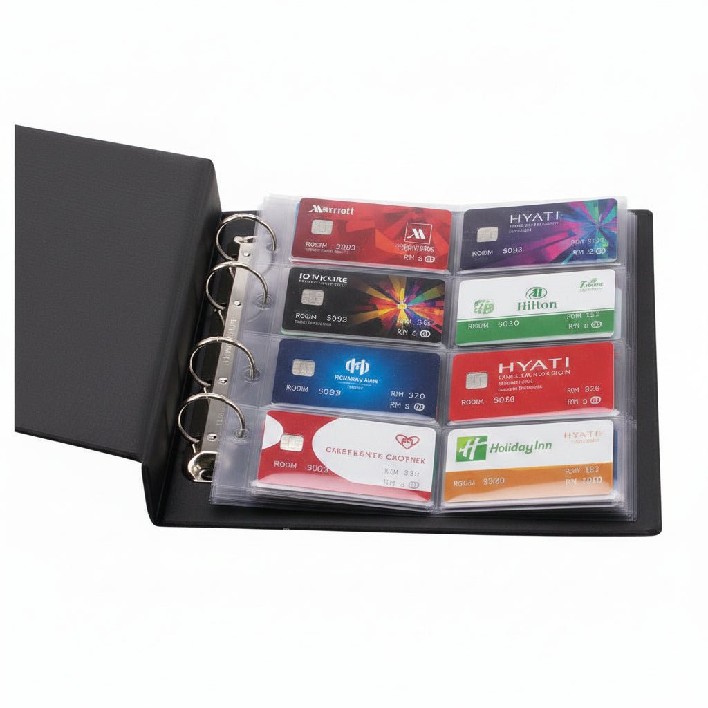 Hotel Room Key Card Albums & Display