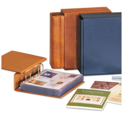 Compact 4-Ring Album System for Stamp Collectors