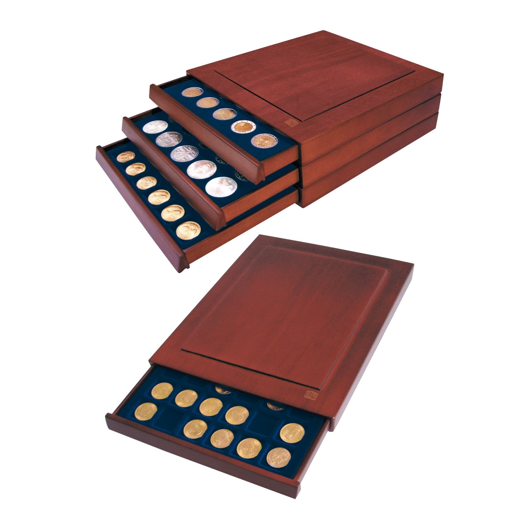 Coin Collector Chests & Coin Drawers