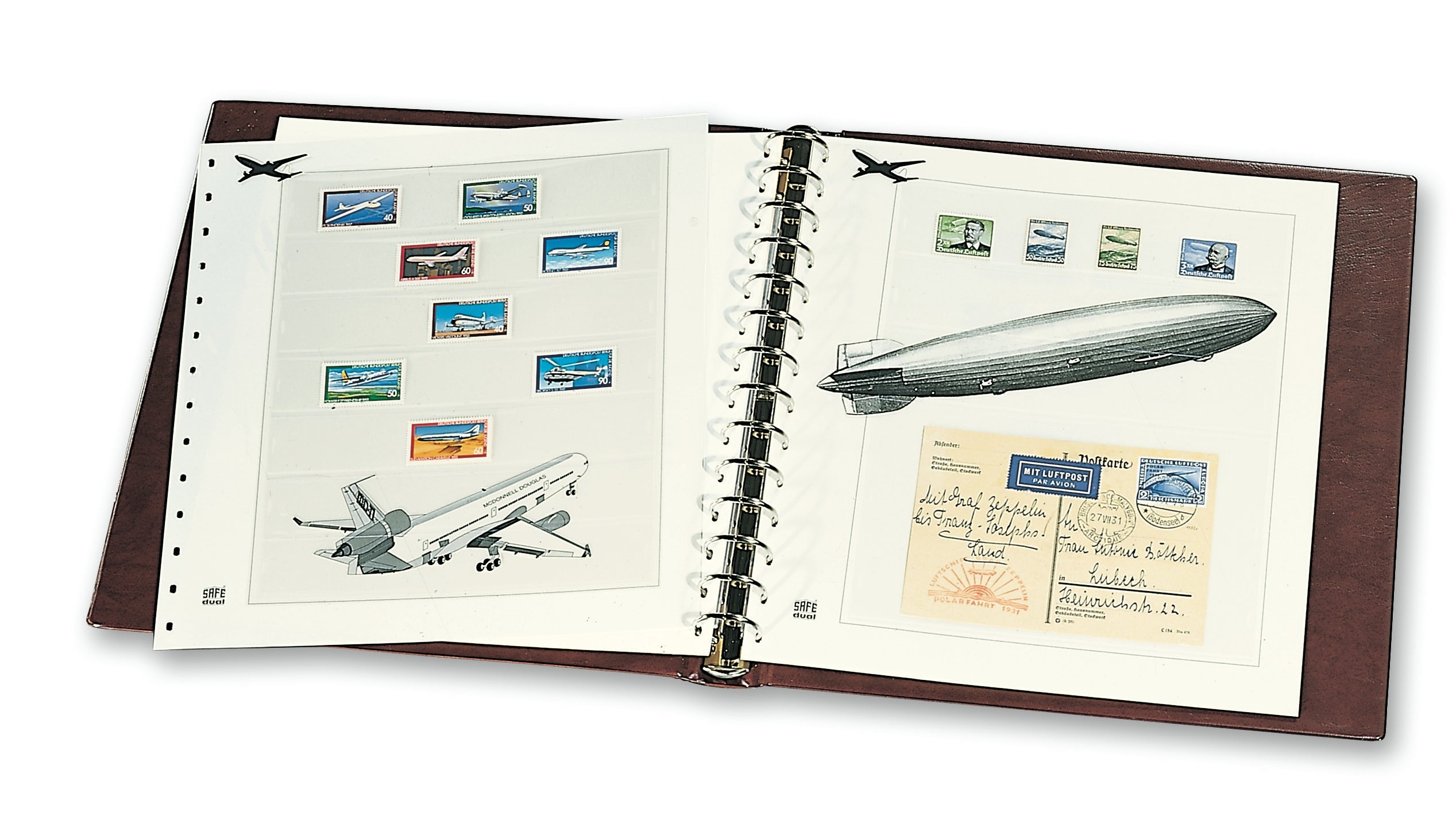 SAFE-Dual Blank Hingeless Stamp Album Pages