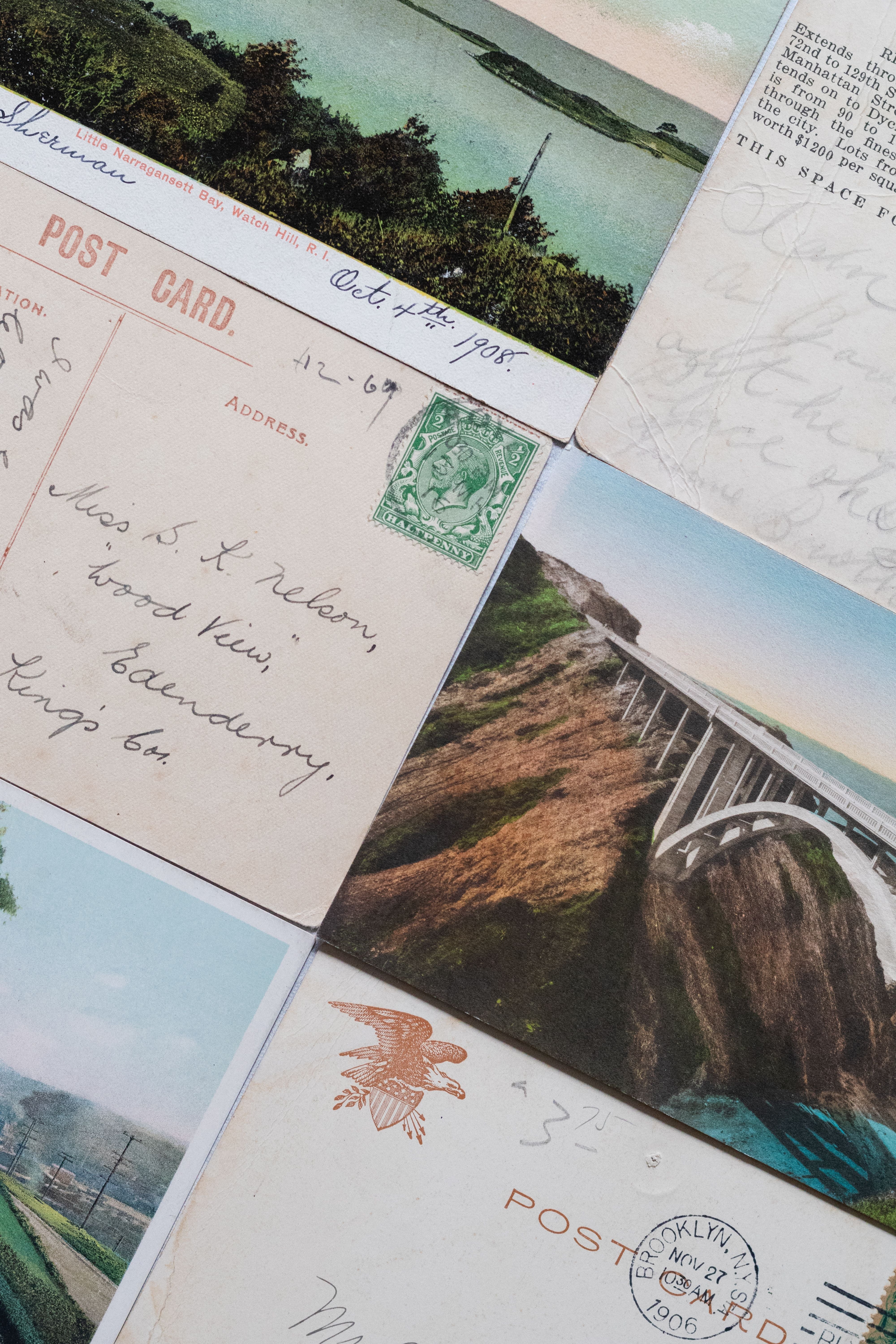 Postcard Albums and Postcard Sleeves