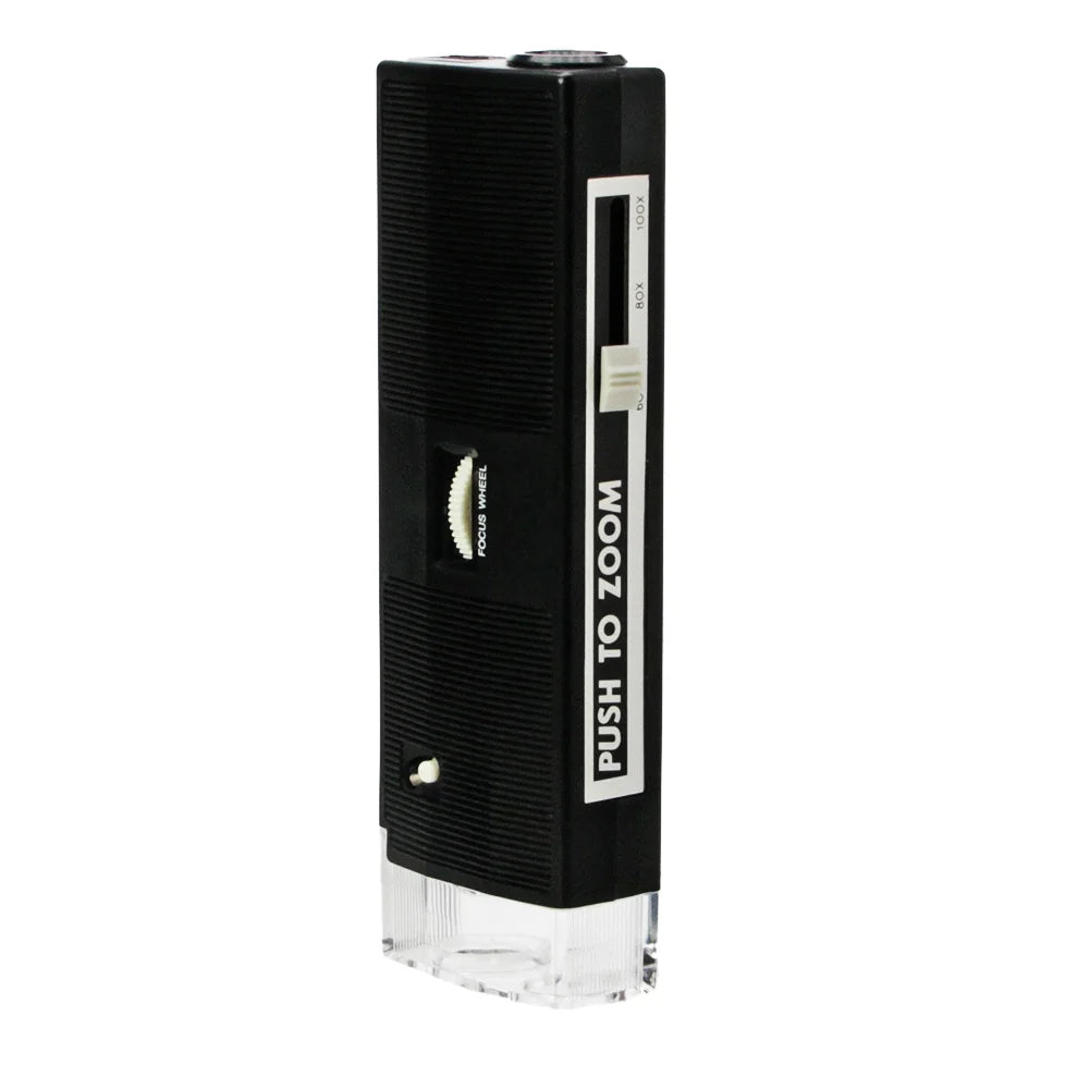 60x-100x Illuminated Zoom Pocket Microscope