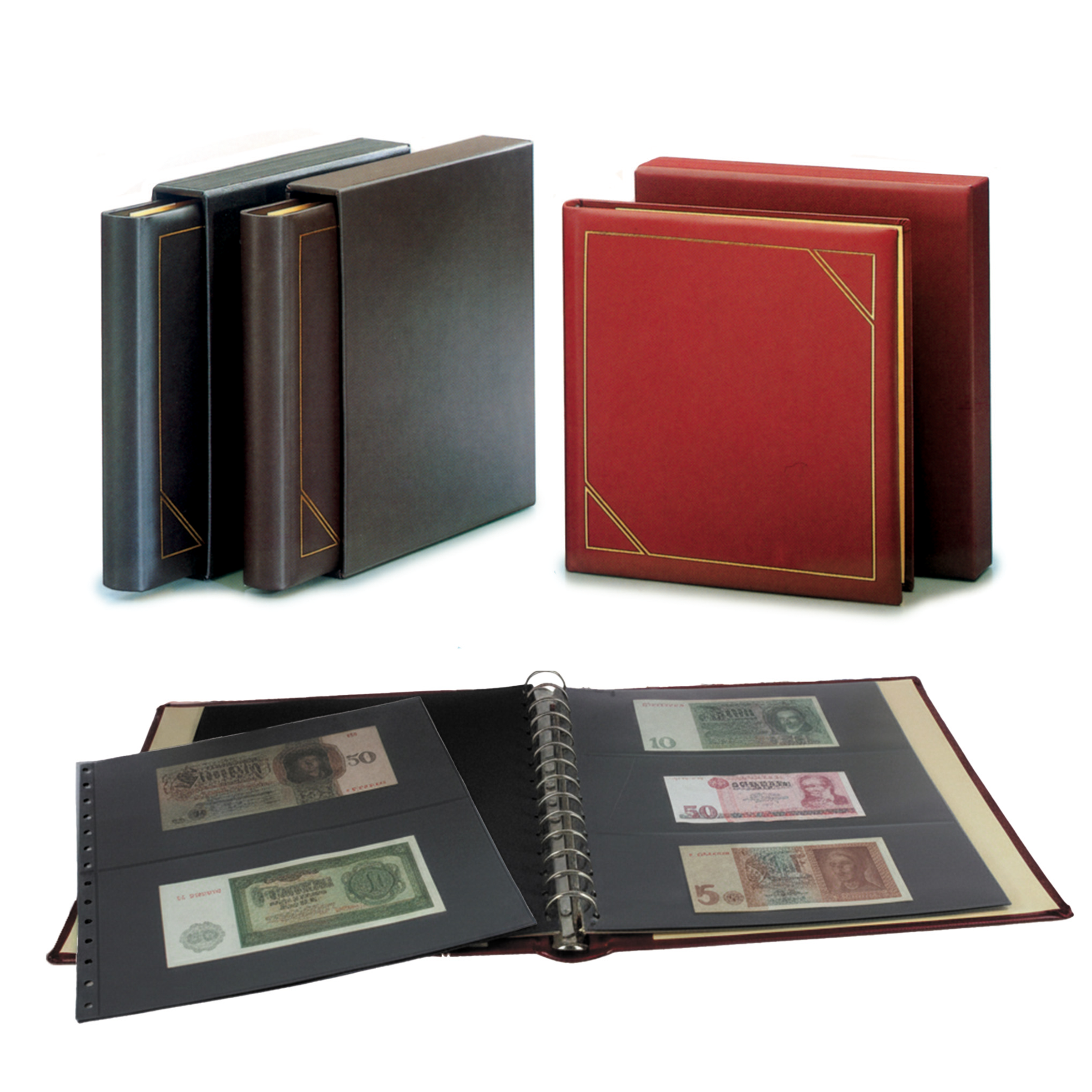 Classic System - Genuine Leather: Banknote Album Package