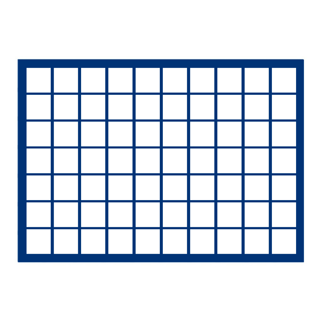Diamant System: 70 Square Compartment Coin Tray (26mm)