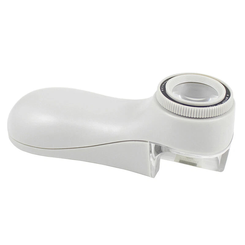 8x Illuminated Stand Magnifier with Measuring Scale