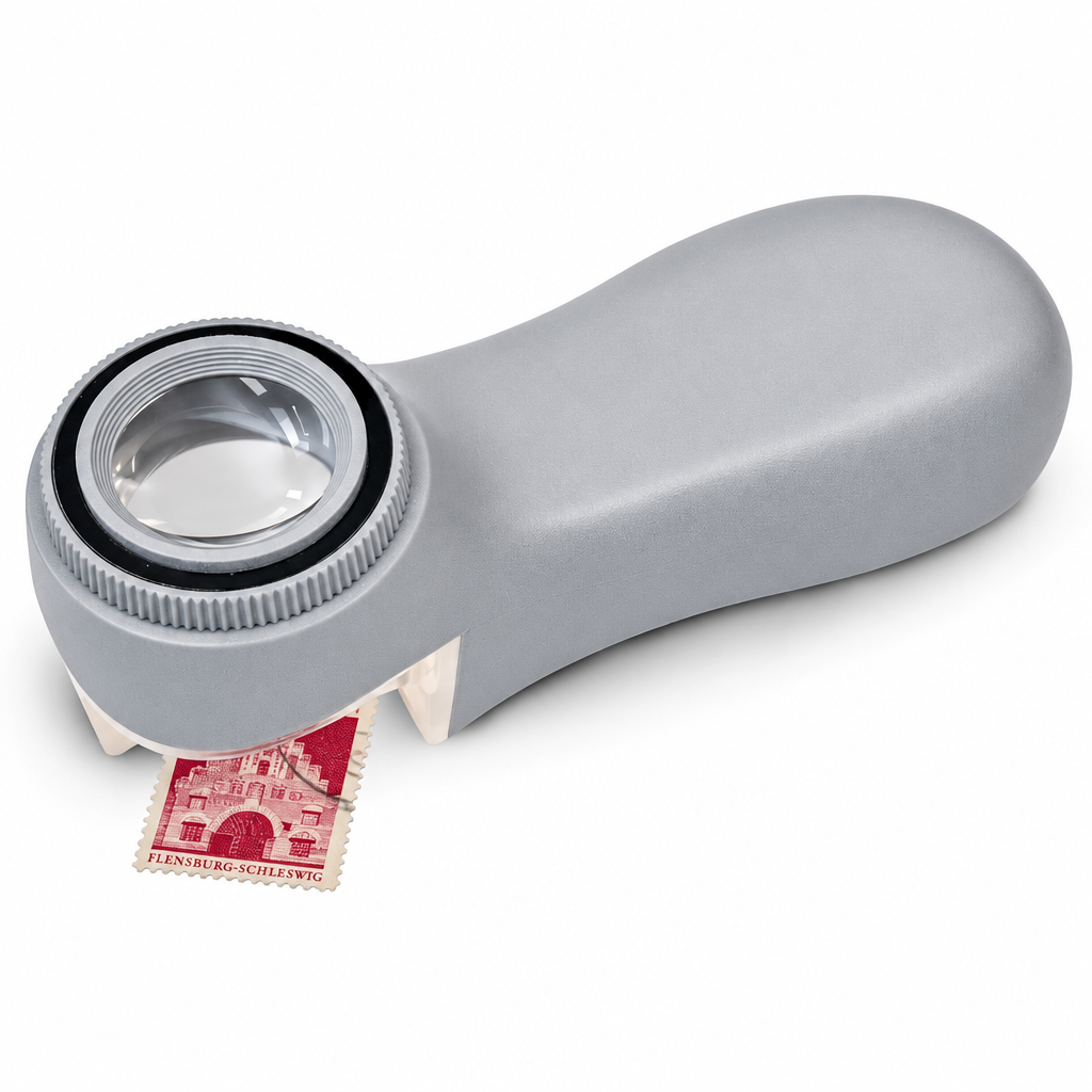 8x Illuminated Stand Magnifier with Measuring Scale