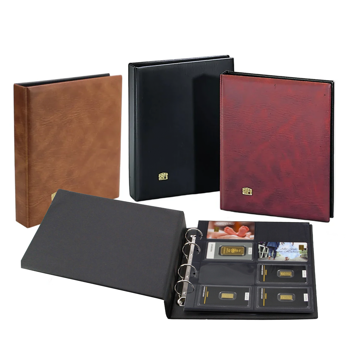 Gold Bar Assay Card Album Package
