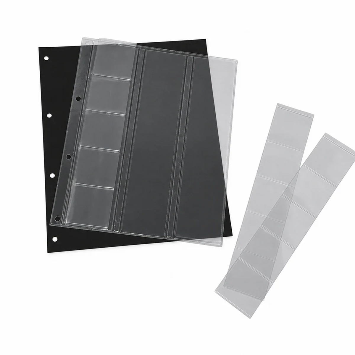 Collecto System: 15-Pocket Coin Page with Slides for Coins up to 44mm (Pack of 2)