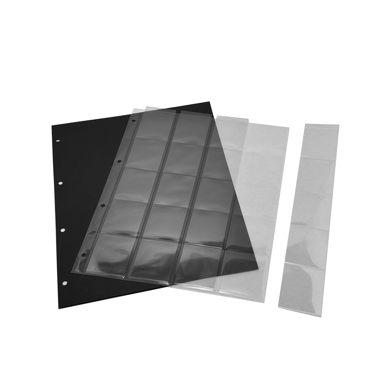 Collecto System: 20-Pocket Page with Slides for Casino Chips (Pack of 3)