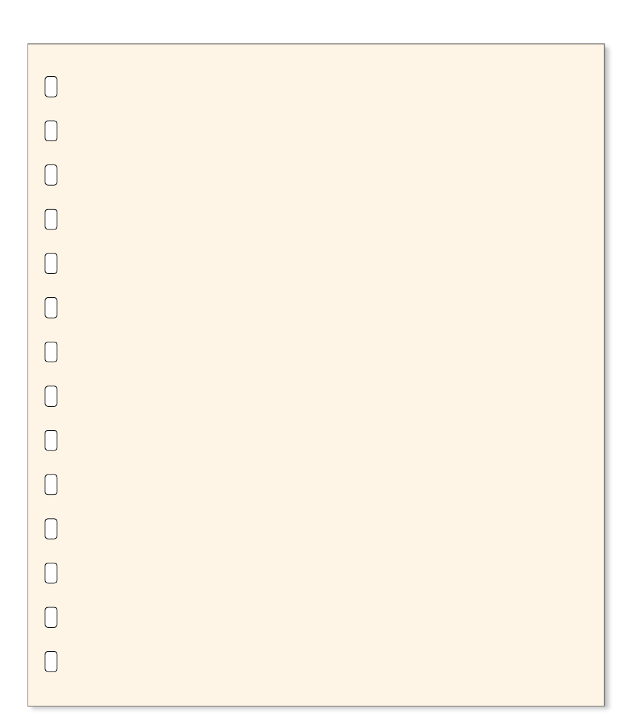 Illustration representing a beige album endpaper on a white background