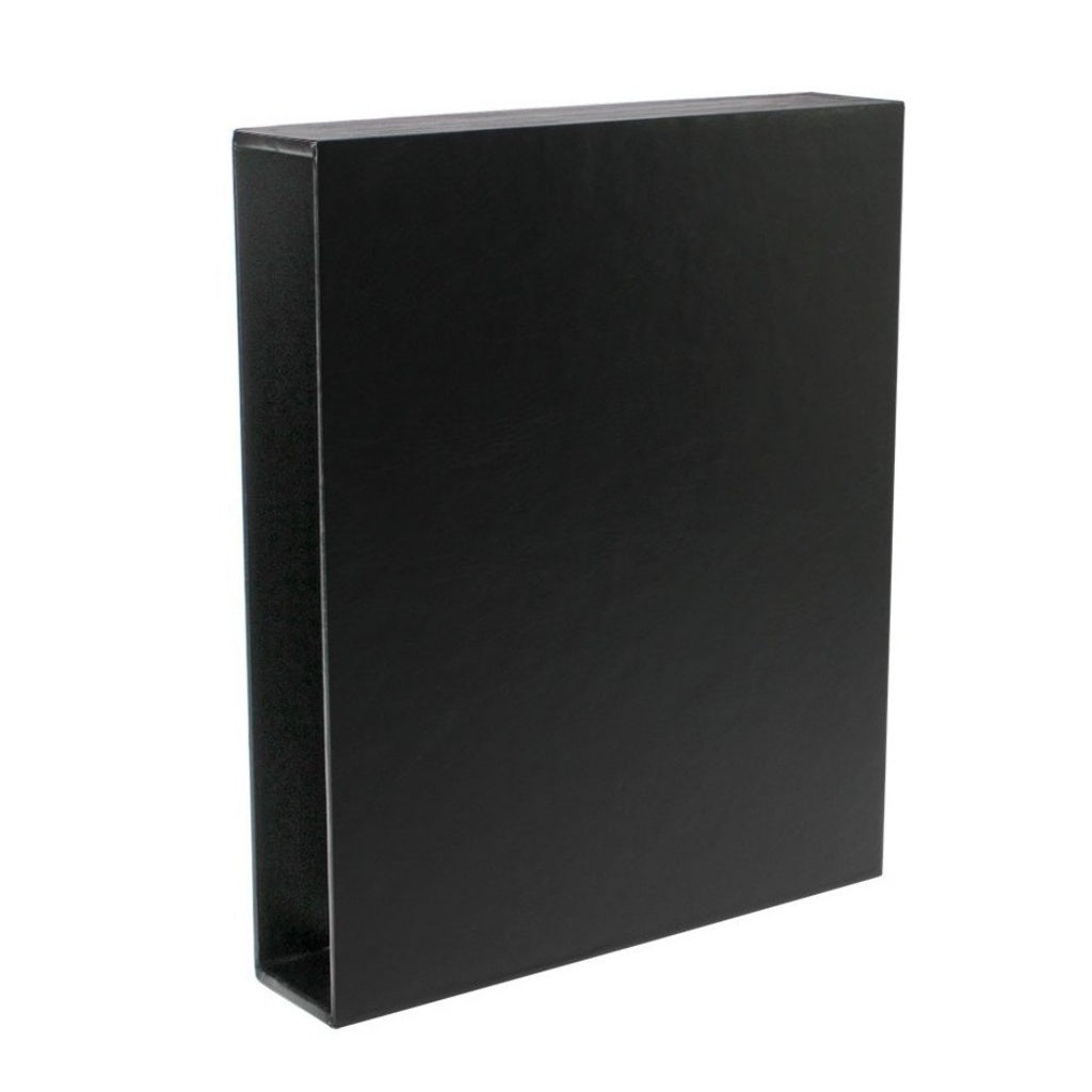 Black matching ARTline album slipcase on a white background