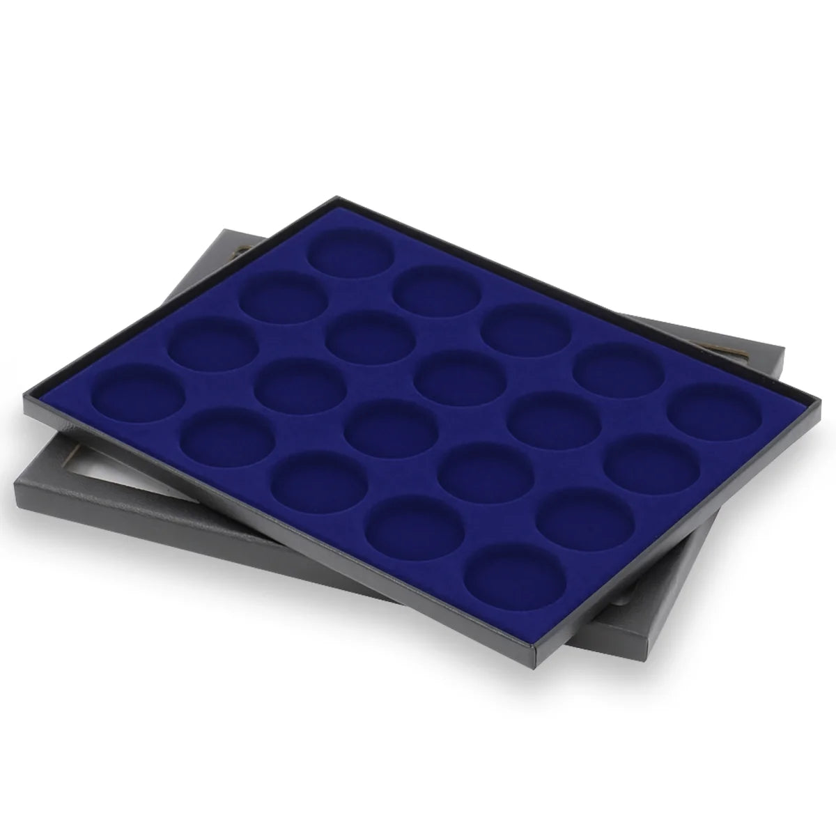 Nova Riker Display Case for 20 Coins up to 37.5mm (Half Dollars - Capsules)