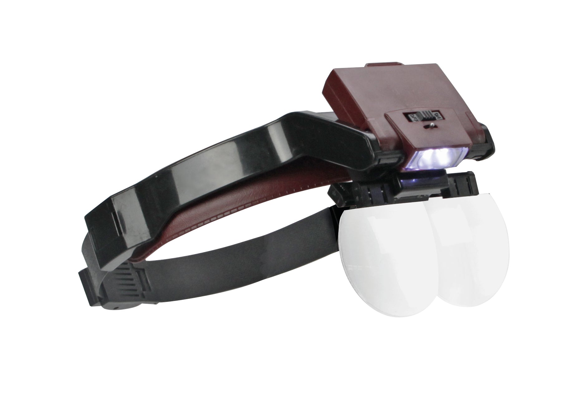 1.7x/2x/2.5x/3.5x Hands-Free LED Headband Magnifier