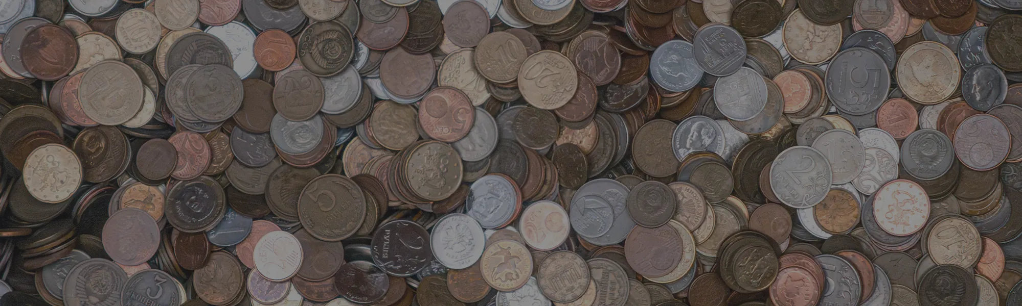 Collection of coins (in different foreign currencies)