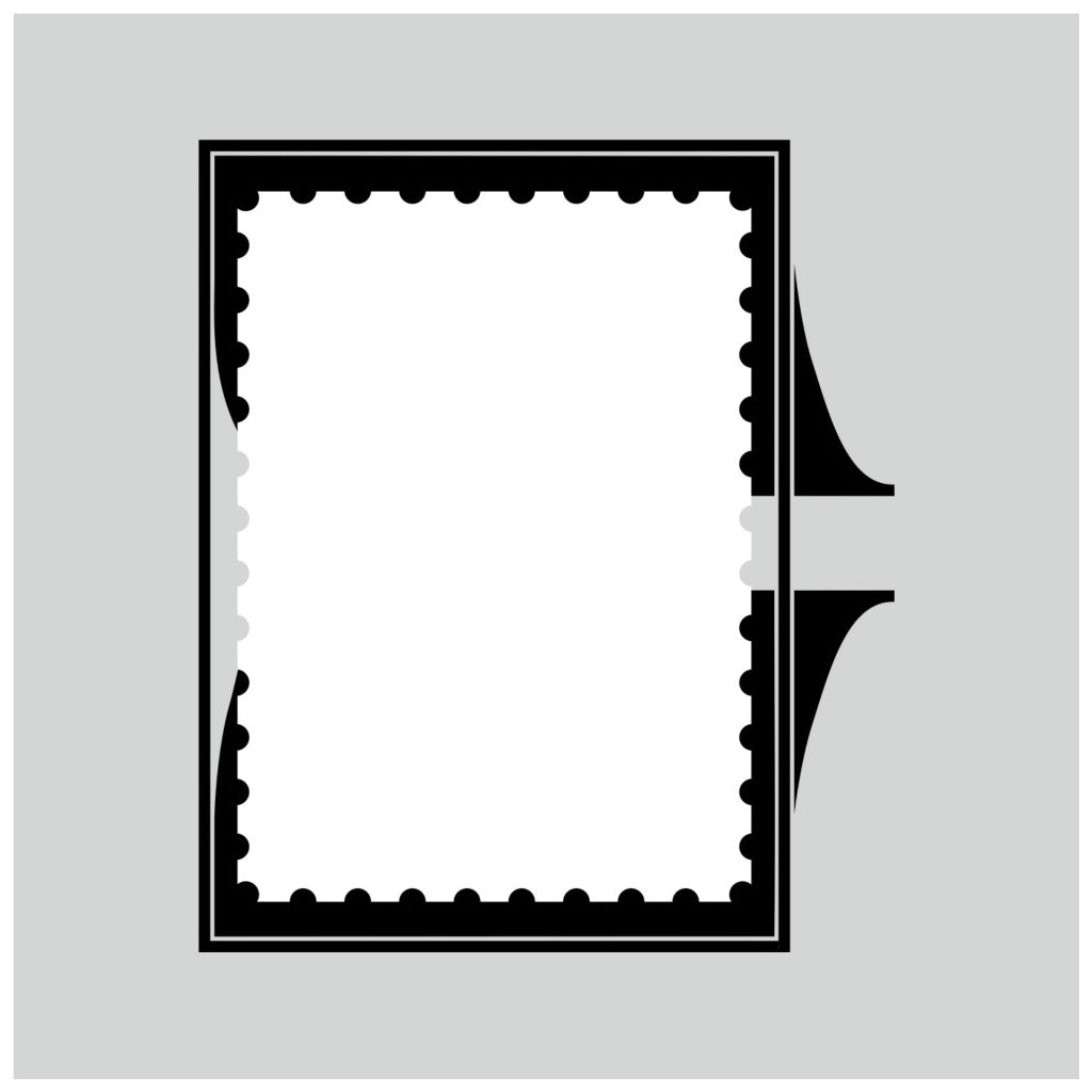 SAFE-tabs: Stamp Mounts by Hawid - Black (21-93mm)