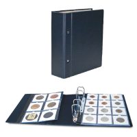 Coin Holder Album for 2"x2" Coin Holders-Compact Blue