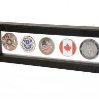 Floating Frame for 5 Poker Chips 11-5/8" Long