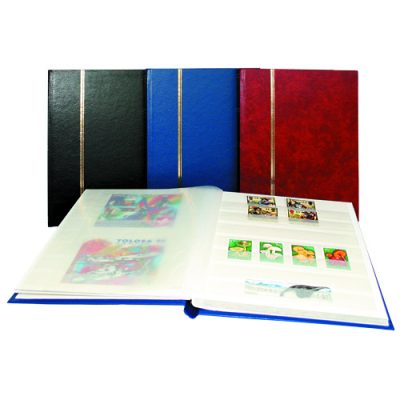 Stamp Collecting Albums - Stockbook - 16 White Pages - Tablet Format