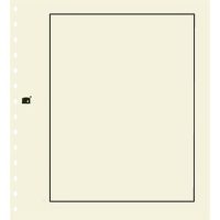 Cream Blank Page With Black Border w Page Protector Attached Per 10