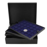 Leather Coin Case - Customized with 3 Leather Trays