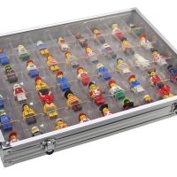 Aluminum Display Case for Lego Figurines