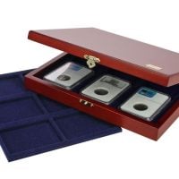 Coin Holder Case for 12 Slabs "Elegance"