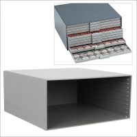 Coin Collection Case-Beba Maxi Gunmetal Grey