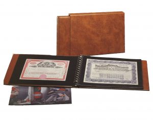 Stock Certificate Album