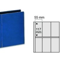 Compact Blue Package for Matchbooks