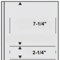 Dual Blank Single Page 2 Pocket Combination