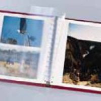 Photo Page Cardboard - White With Grain per 10 Photo Page Cardboard - White With Grain per 10