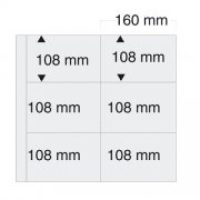 White Double Sided Postcard Pages Package of 5 White Double Sided Postcard Pages Package of 5