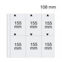 White Double Sided Vertical Postcard Pages Package of 5 White Double Sided Vertical Postcard Pages Package of 5