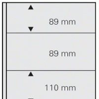 Dual Blank Page 3 Pocket Combination Per 5 for Small Covers Dual Blank Page 3 Pocket Combination Per 5 for Small Covers