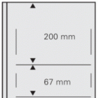 Stamp Album Pages-Dual Blank Page 2 Pocket Combination Per 5 Stamp Album Pages-Dual Blank Page 2 Pocket Combination Per 5