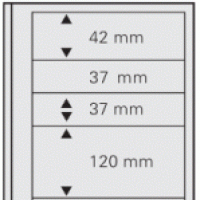 Stamp Album Pages-Dual Blank Page 4 Strip Combination Per 5 Stamp Album Pages-Dual Blank Page 4 Strip Combination Per 5