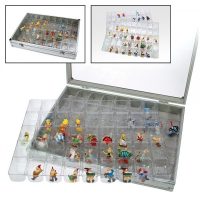 Aluminum Display Case Double Decker w/90 Compartments Aluminum Display Case Double Decker w/90 Compartments