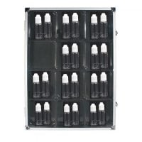 Aluminum Display Case for 24 Vape Juice Storage