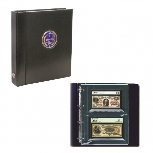 Graded Currency Album w/10 Pages - Premium Black Graded Currency Album w/10 Pages - Premium Black