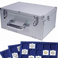 Jumbo Aluminum Coin Case for 225 2x2" Flips
