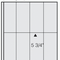 Transparent Garant Stock Page Per 5 -8 Vertical Pockets