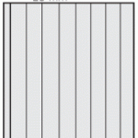Transparent Garant Stock Page Per 5-8 Vertical Strips Transparent Garant Stock Page Per 5-8 Vertical Strips